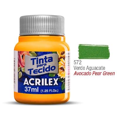 Pintura Para Tela Acrilex 572 Verde Aguacate